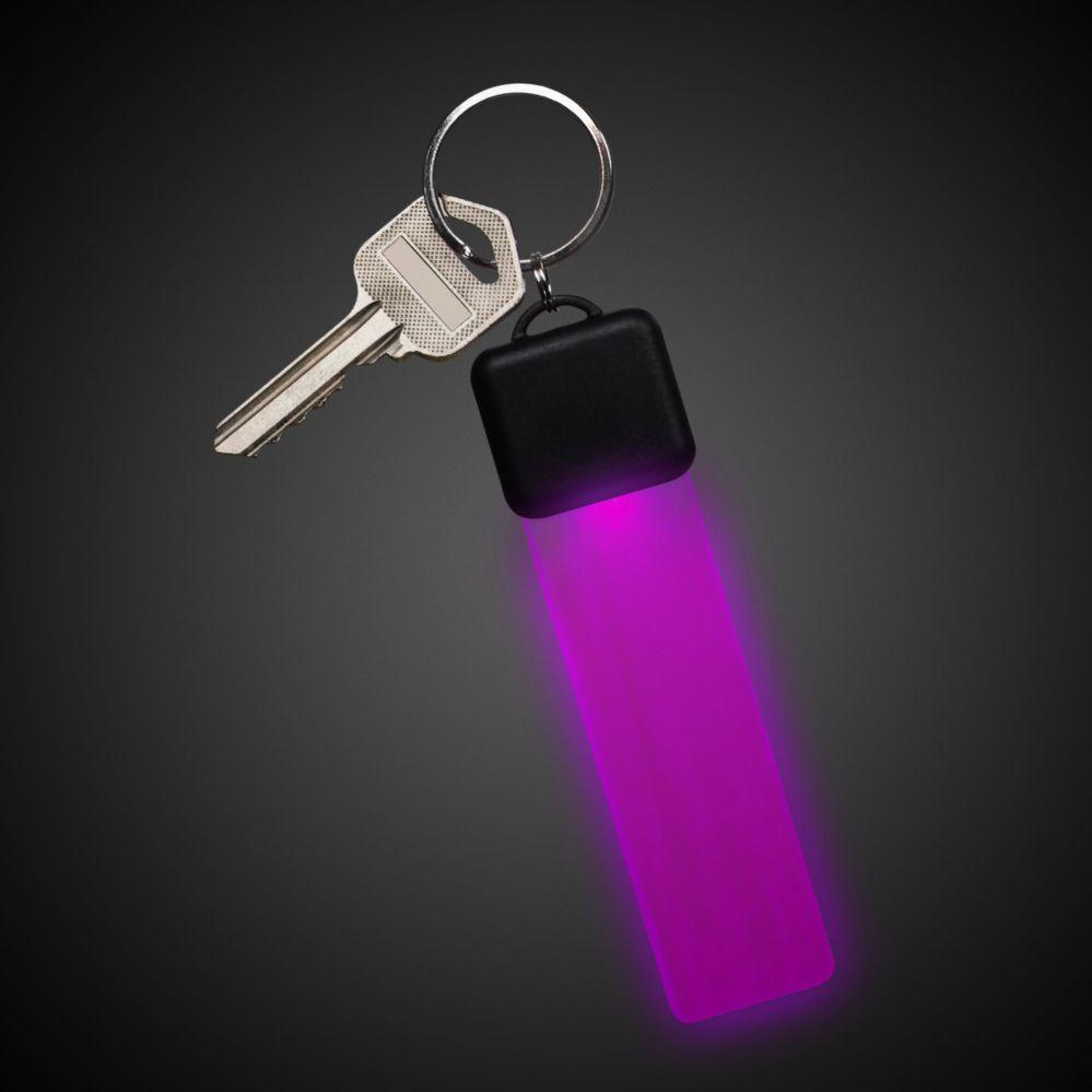 36 Wholesale Led Pink Keychain image