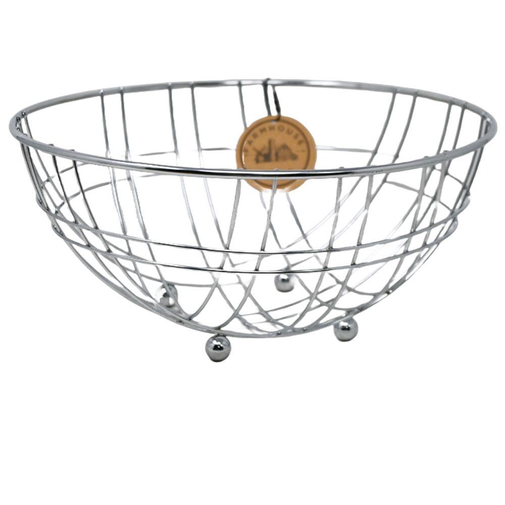 24 Wholesale Metal Fruit Bowl image