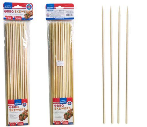 96 Wholesale 15.75 Inch 30 Pack Bbq Skewers image