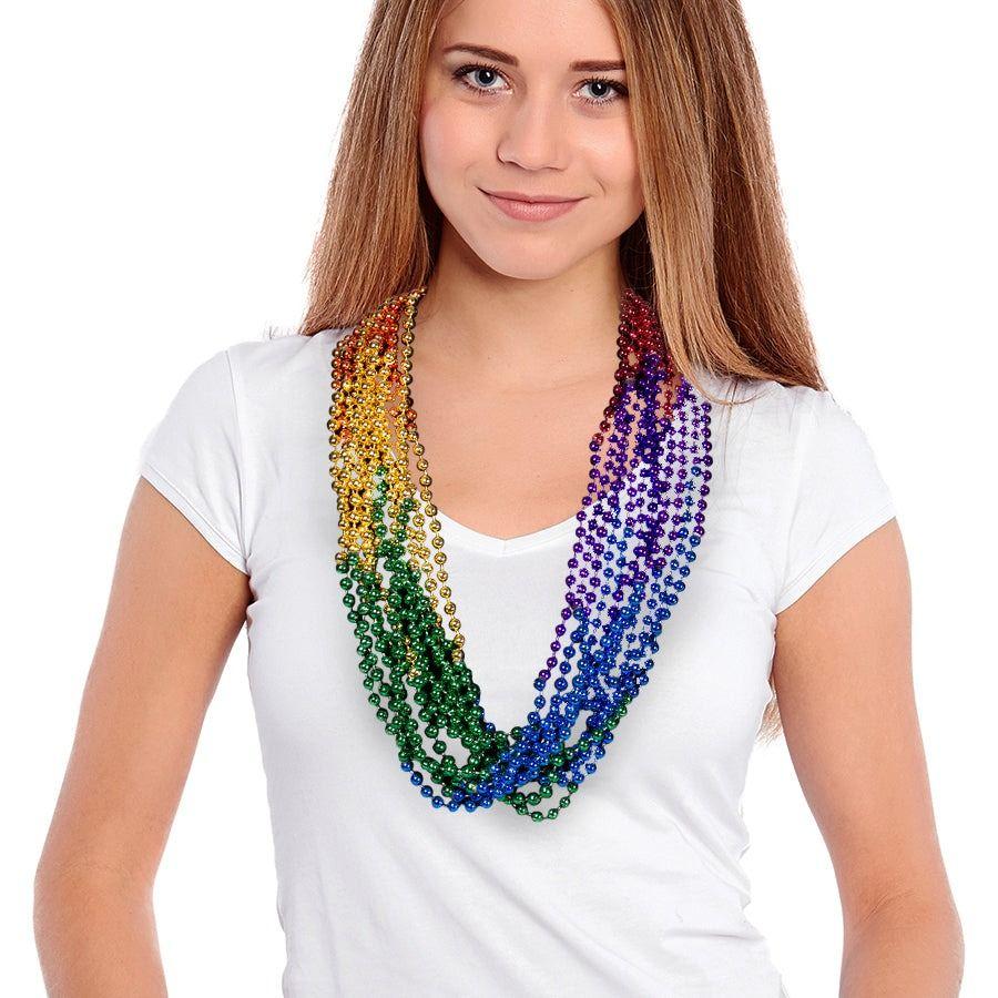 360 Wholesale Rainbow Bead Necklaces image
