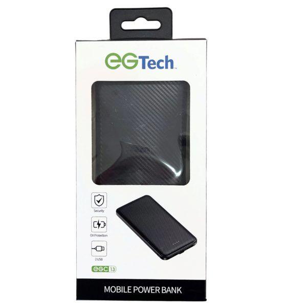 4 Wholesale Eg Tech 10000 Mah Power Bank With Dual Usb Ports In Black image