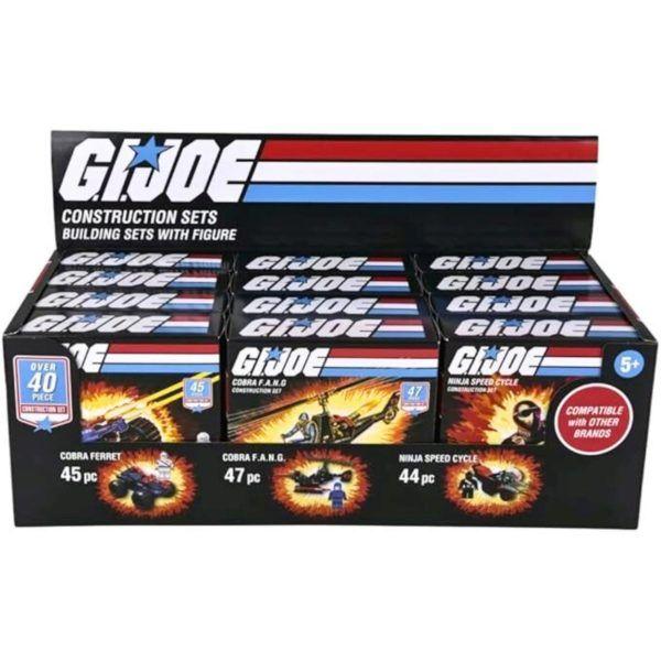 24 Wholesale G.i. Joe Assorted Construction Set In Countertop Display image