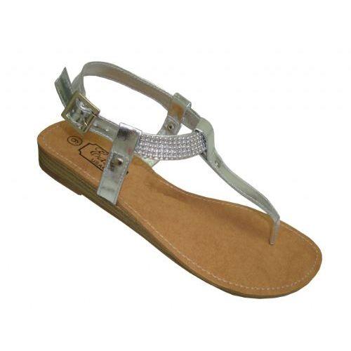 18 Wholesale Ladies Beaded Ankle Thong Sandal  image