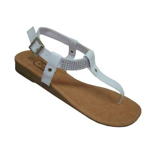 18 Wholesale Ladies Beaded Ankle Thong Sandal image