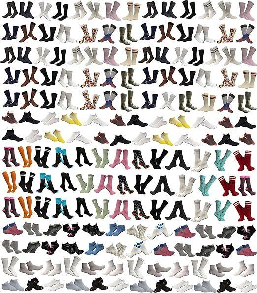 1080 Wholesale Mix Mix Mens Womens Kids Ankle And Crew Socks image