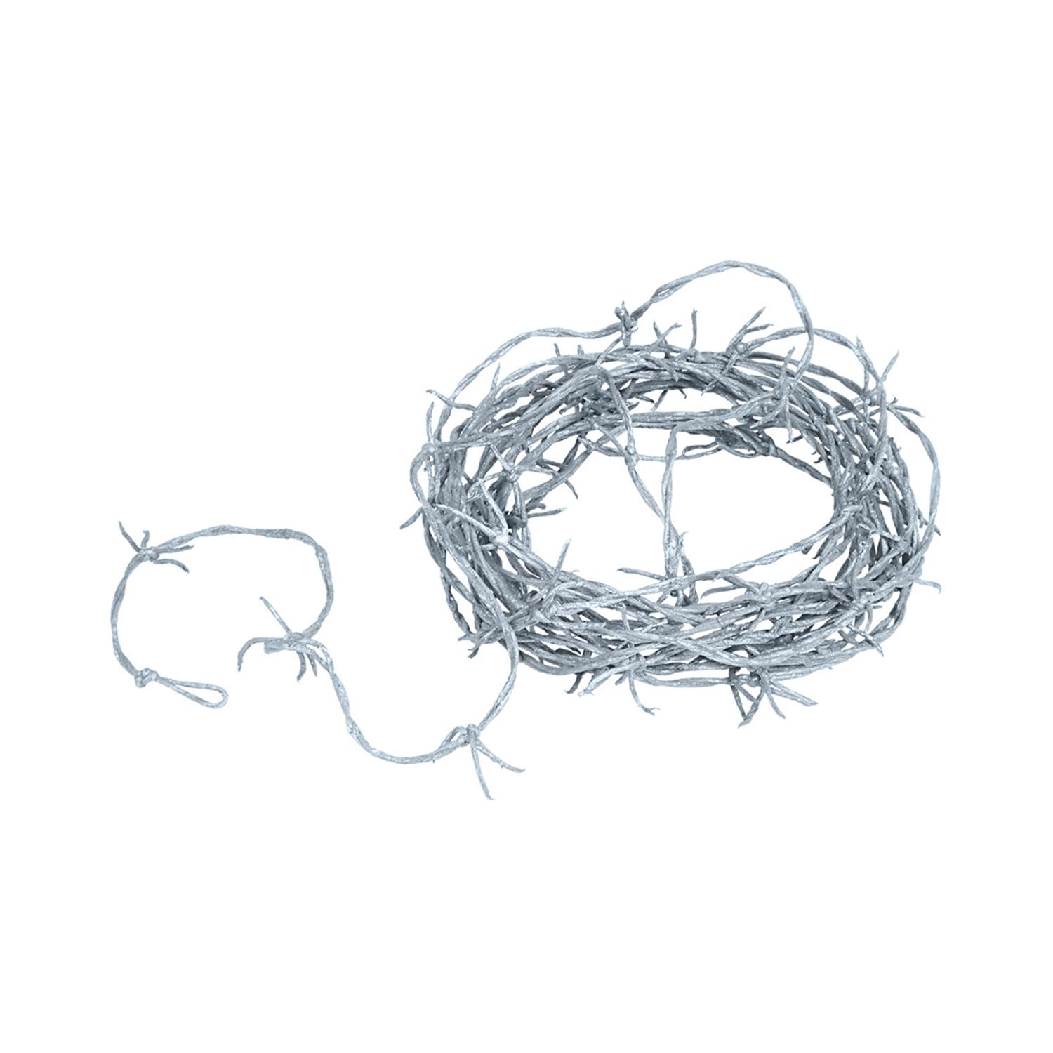 12 Wholesale Silver Barbed Wire Garland image