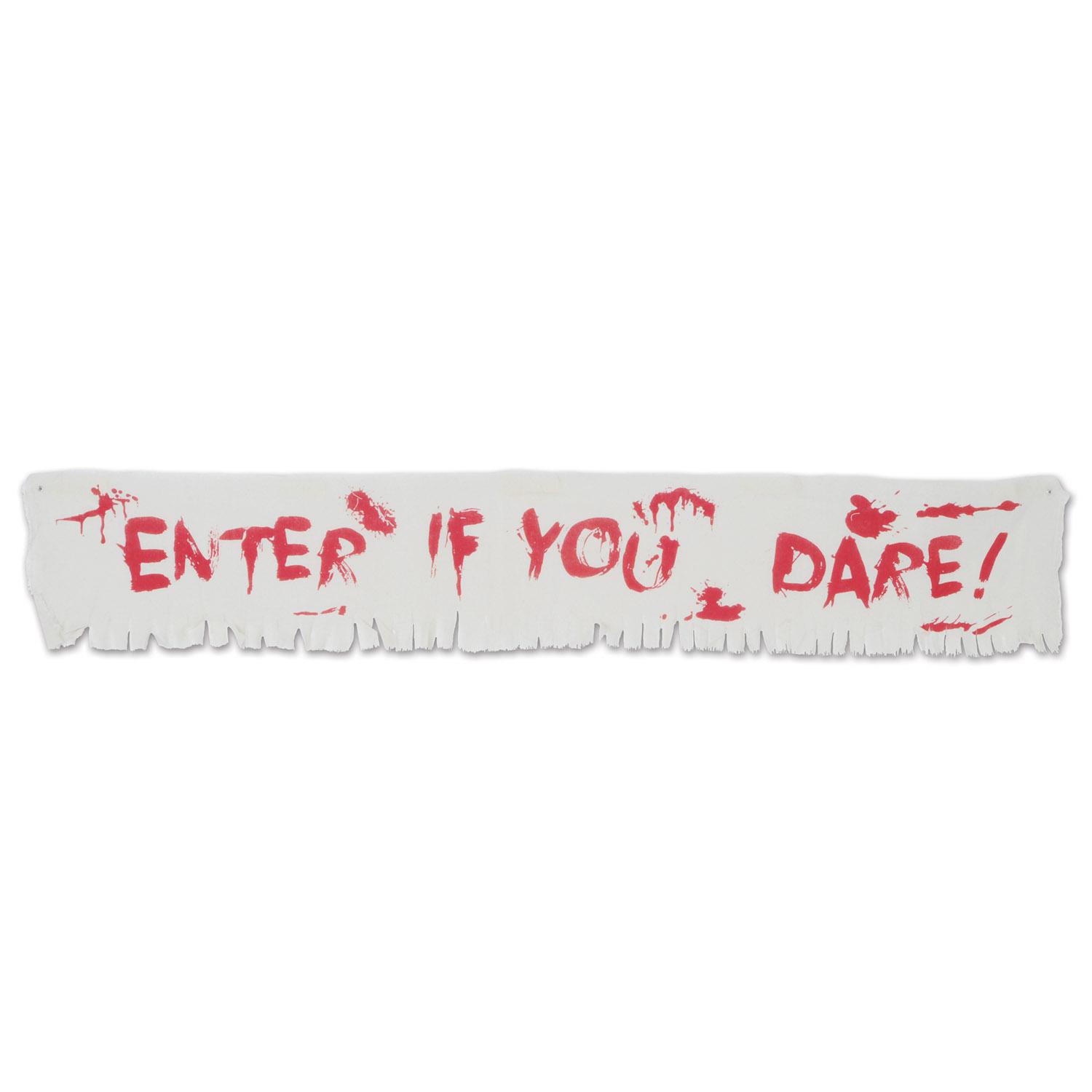 12 Wholesale Enter If You Dare! Fabric Banner image