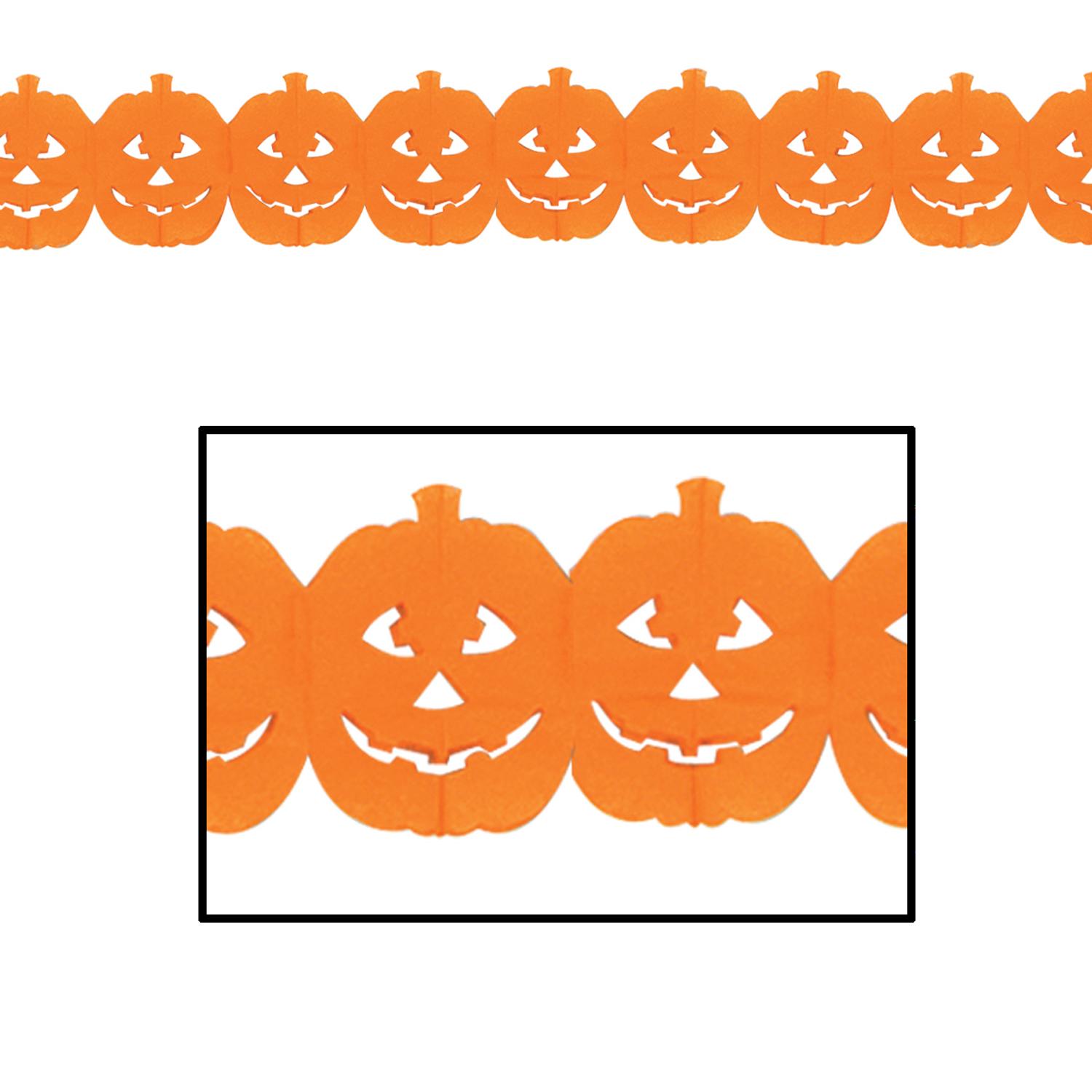 12 Wholesale JacK-O-Lantern Garland image