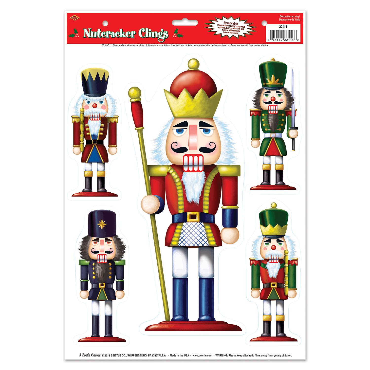 12 Wholesale Nutcracker Clings image
