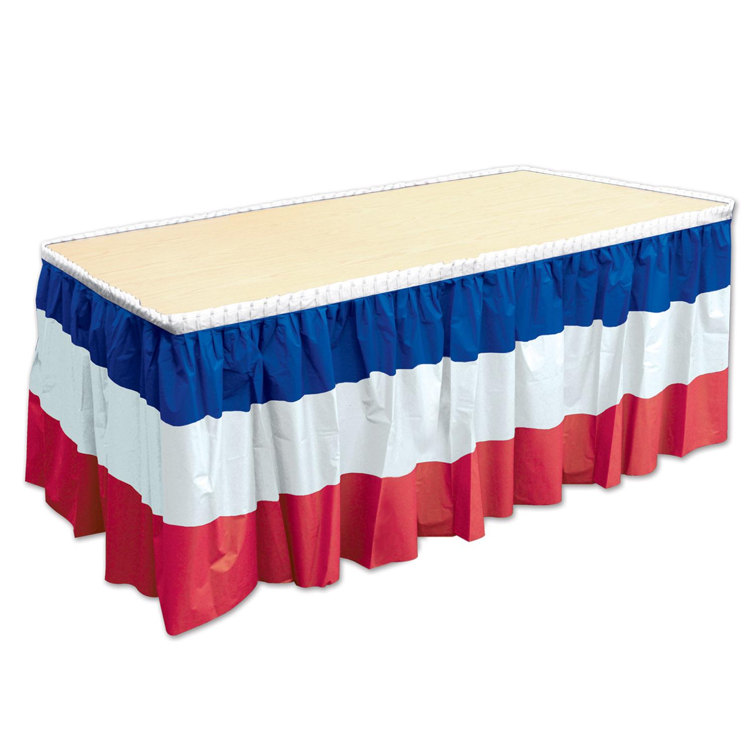 6 Wholesale Patriotic Table Skirting image