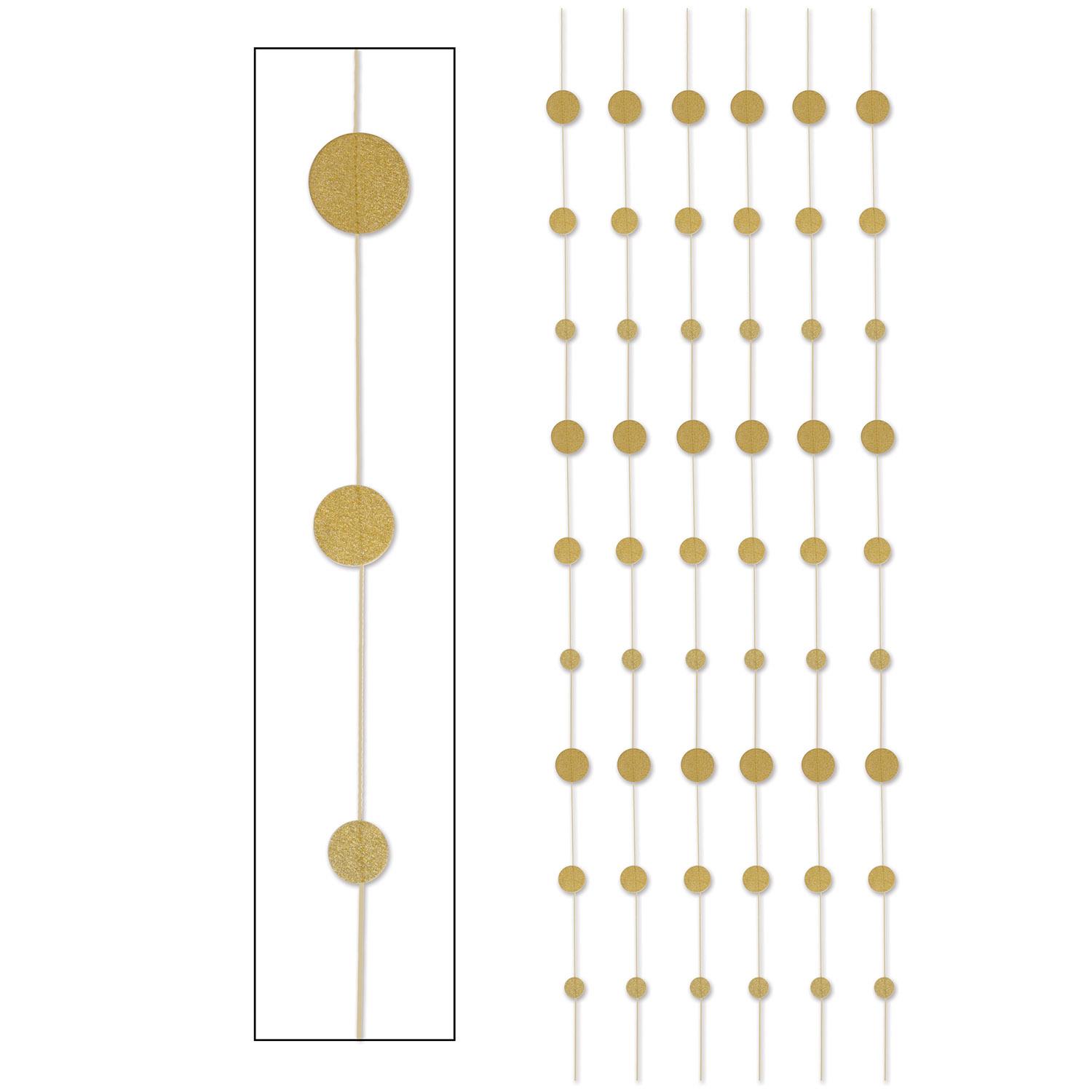 12 Wholesale Glittered Dot Stringers image