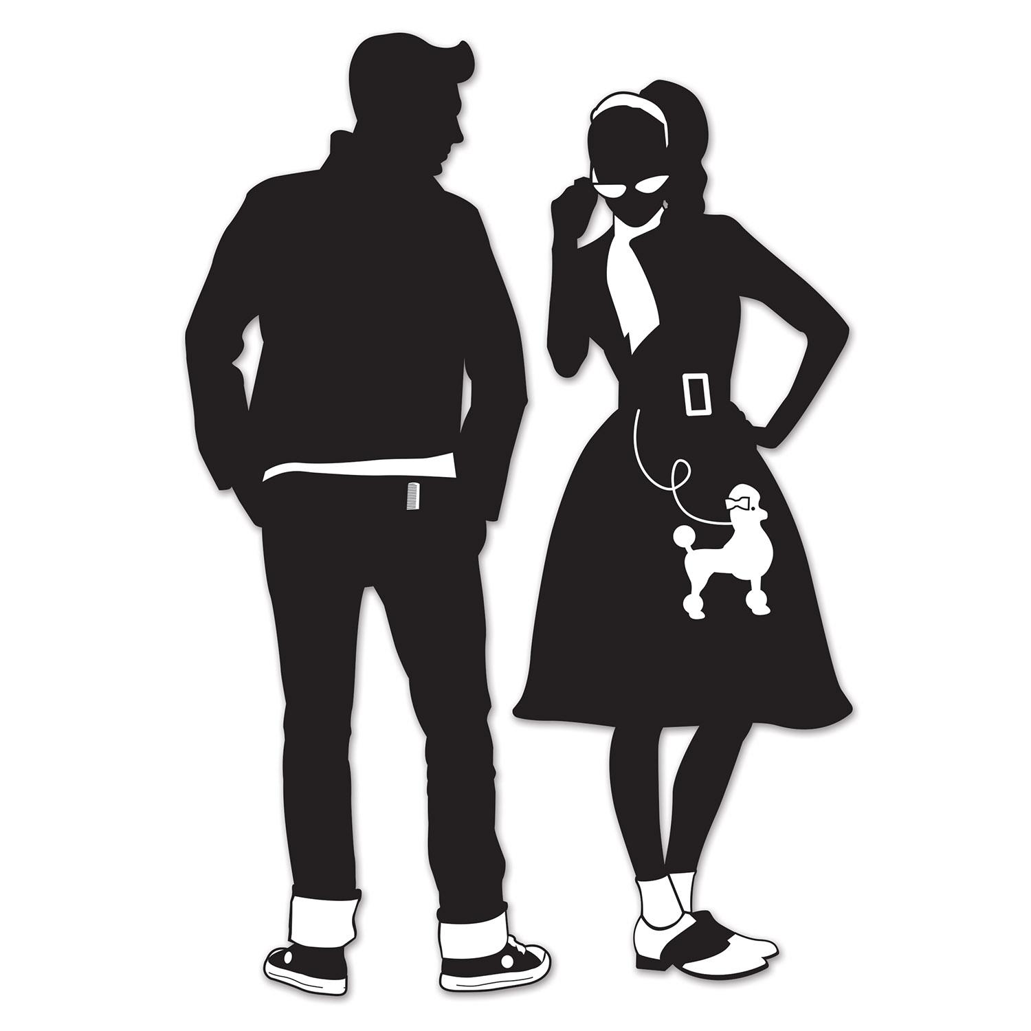 12 Wholesale 50's Silhouettes image