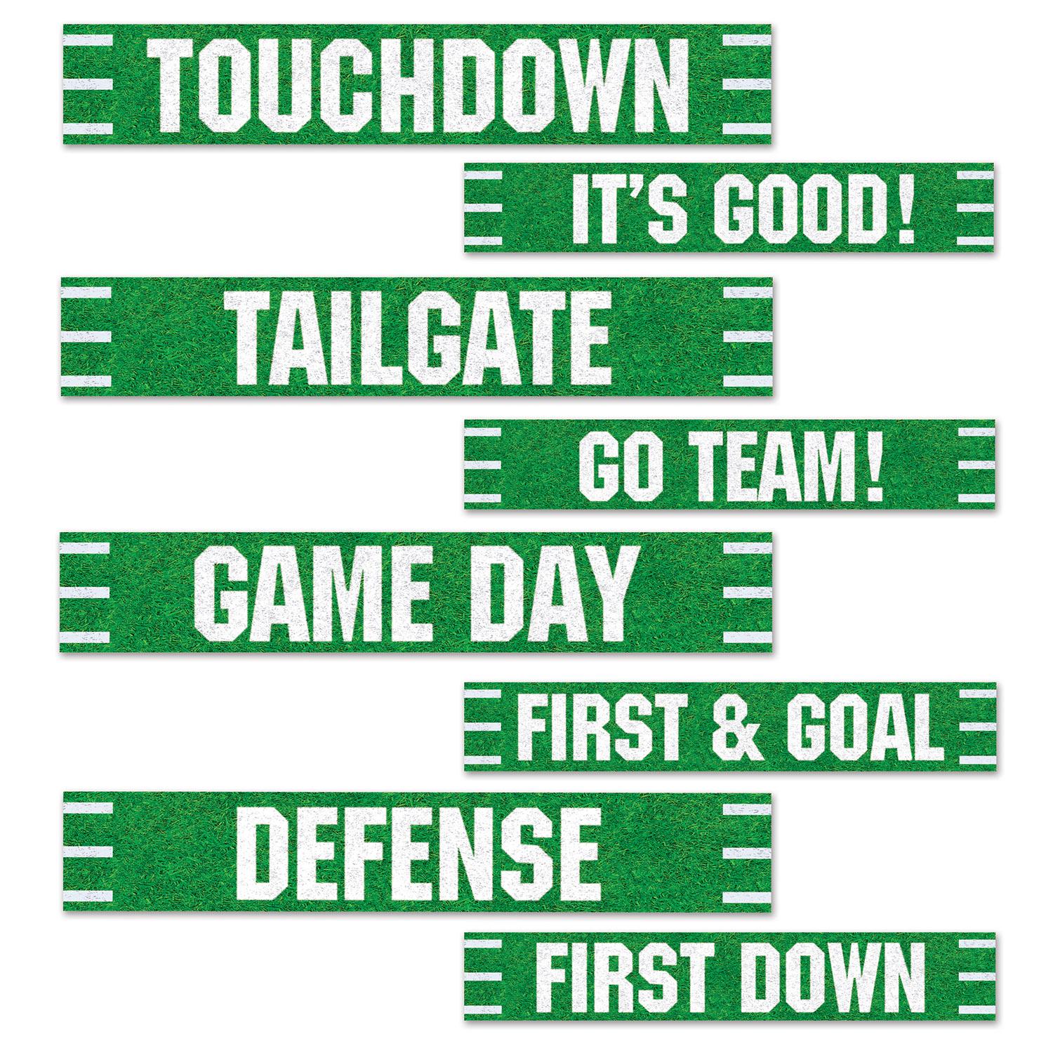 12 Wholesale Football Street Sign Cutouts image