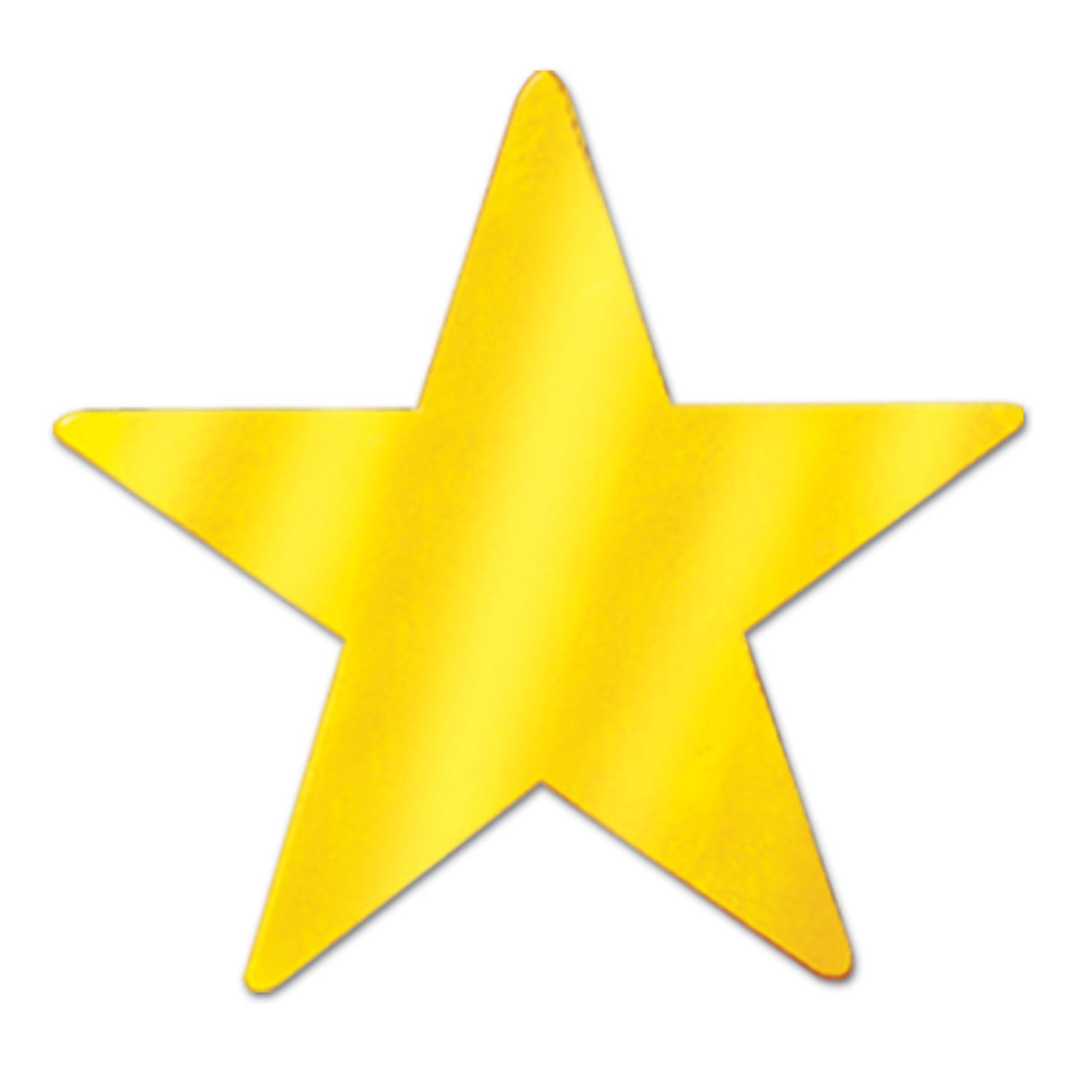 12 Wholesale Metallic Star Cutouts image