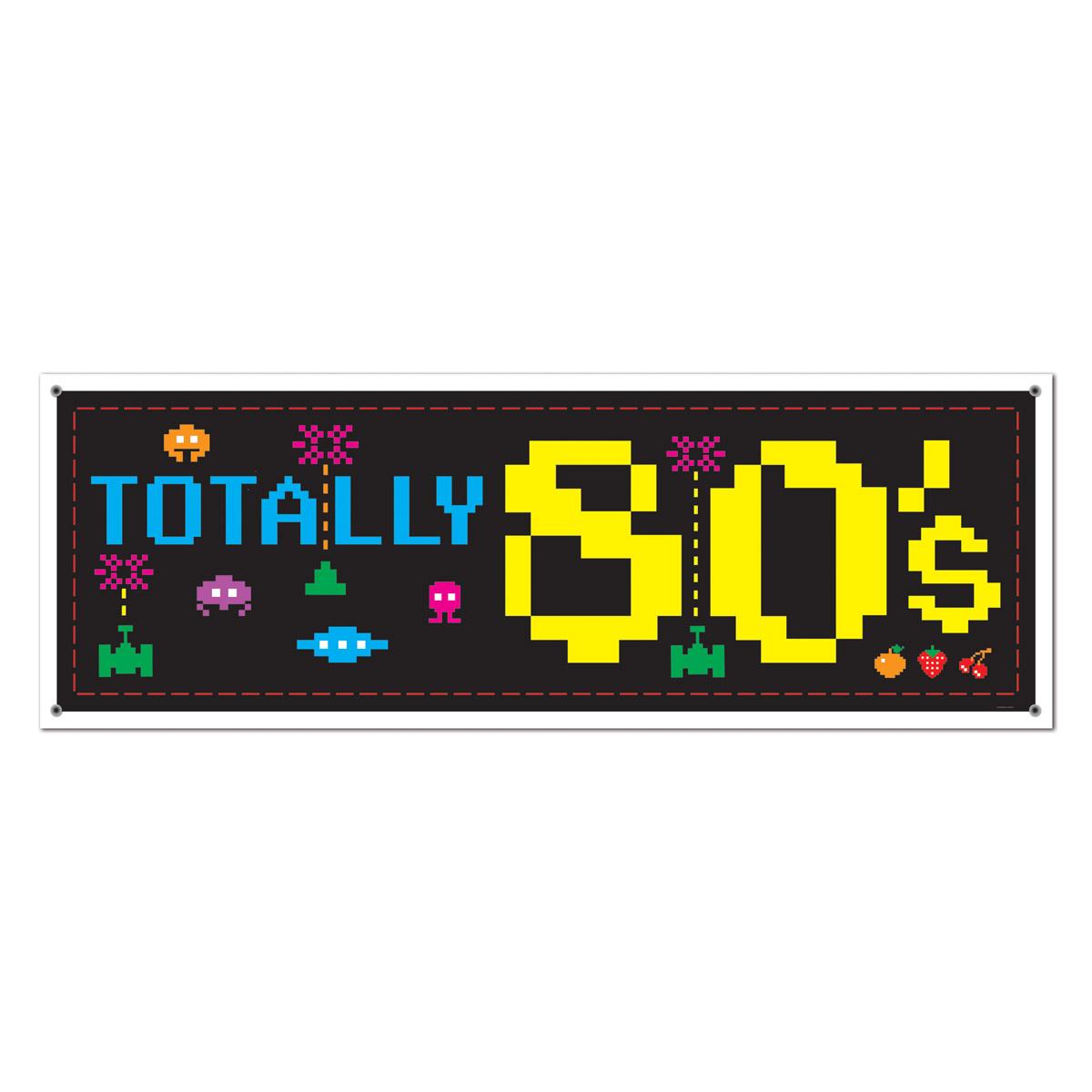 12 Wholesale 80's Sign Banner image