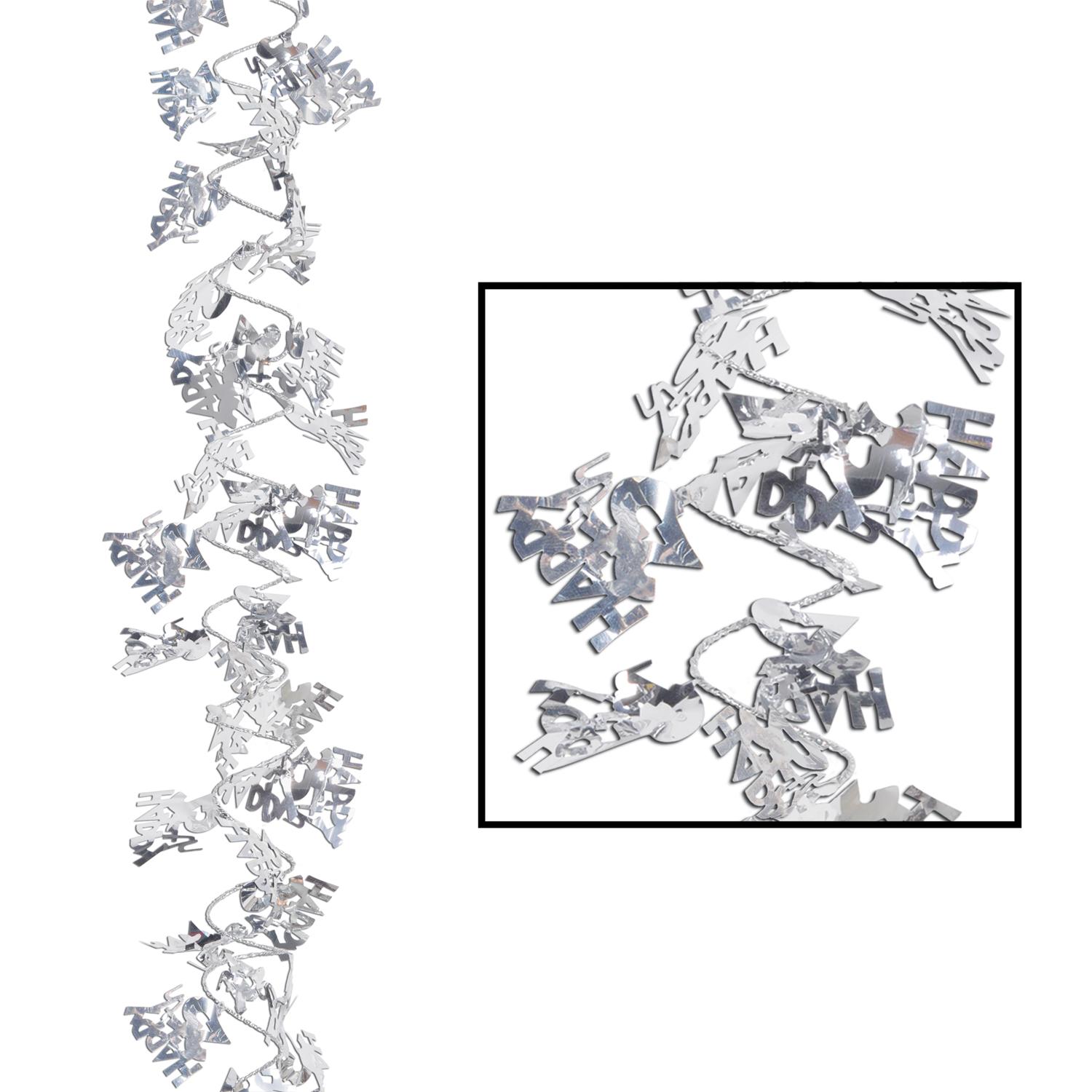 12 Wholesale Gleam 'n Flex Happy 25th Garland image