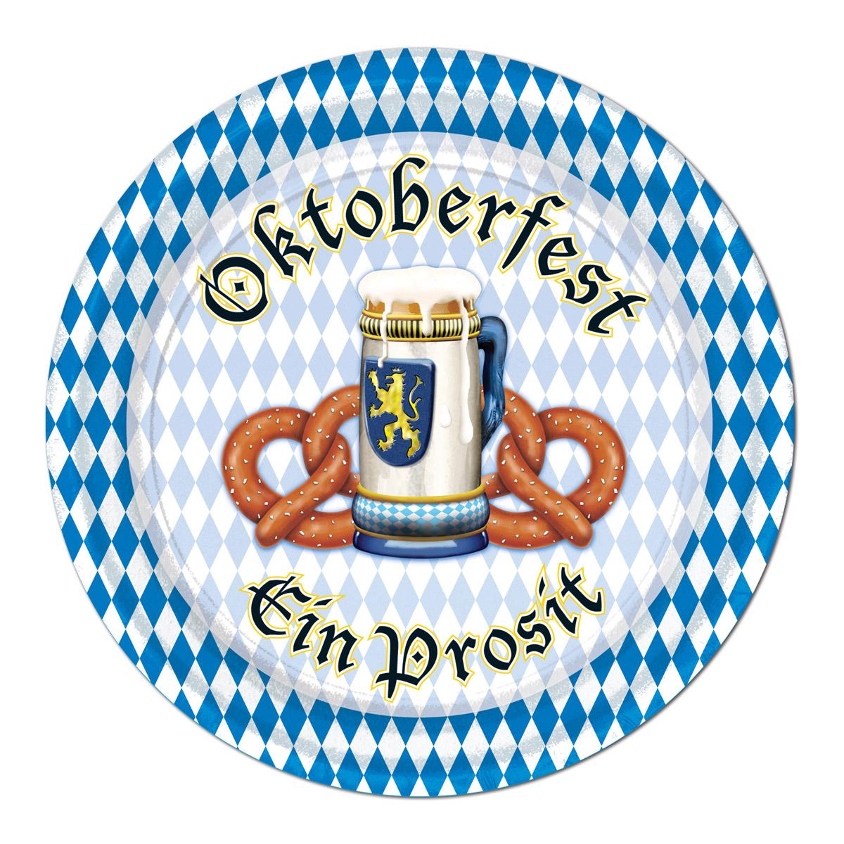 12 Wholesale Oktoberfest Plates image