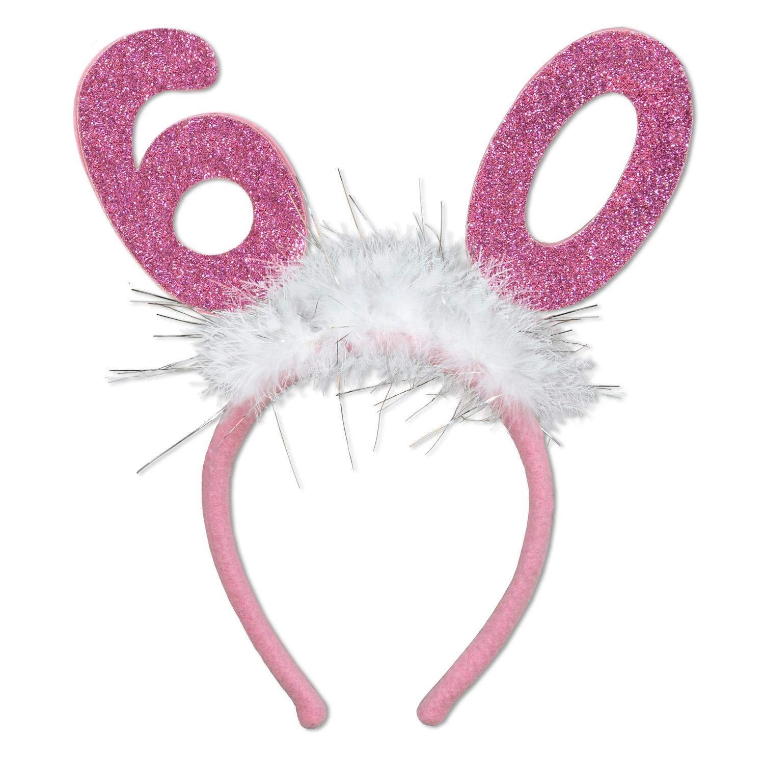 12 Wholesale 60 Glittered Boppers W/marabou  image