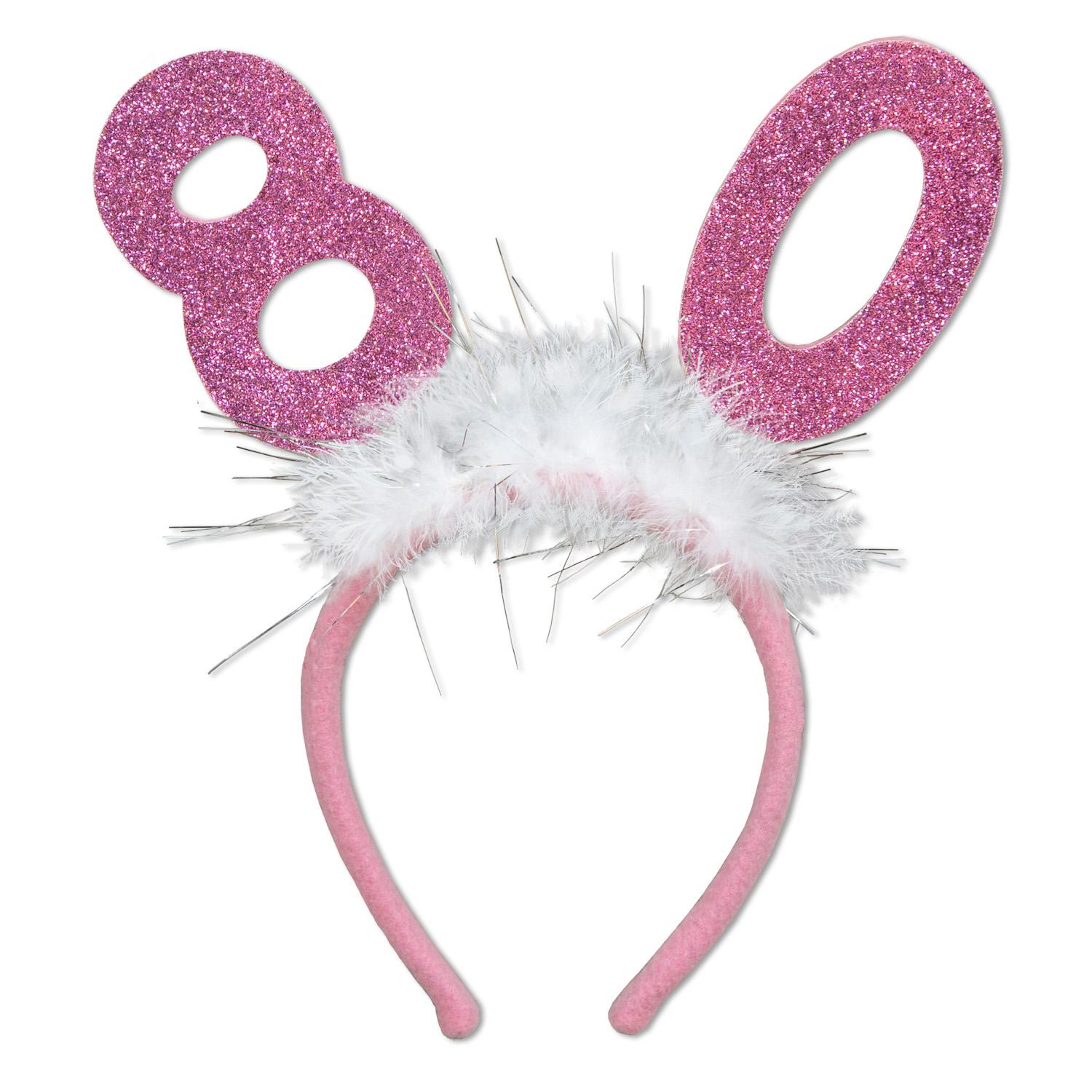 12 Wholesale 80  Glittered Boppers W/marabou image