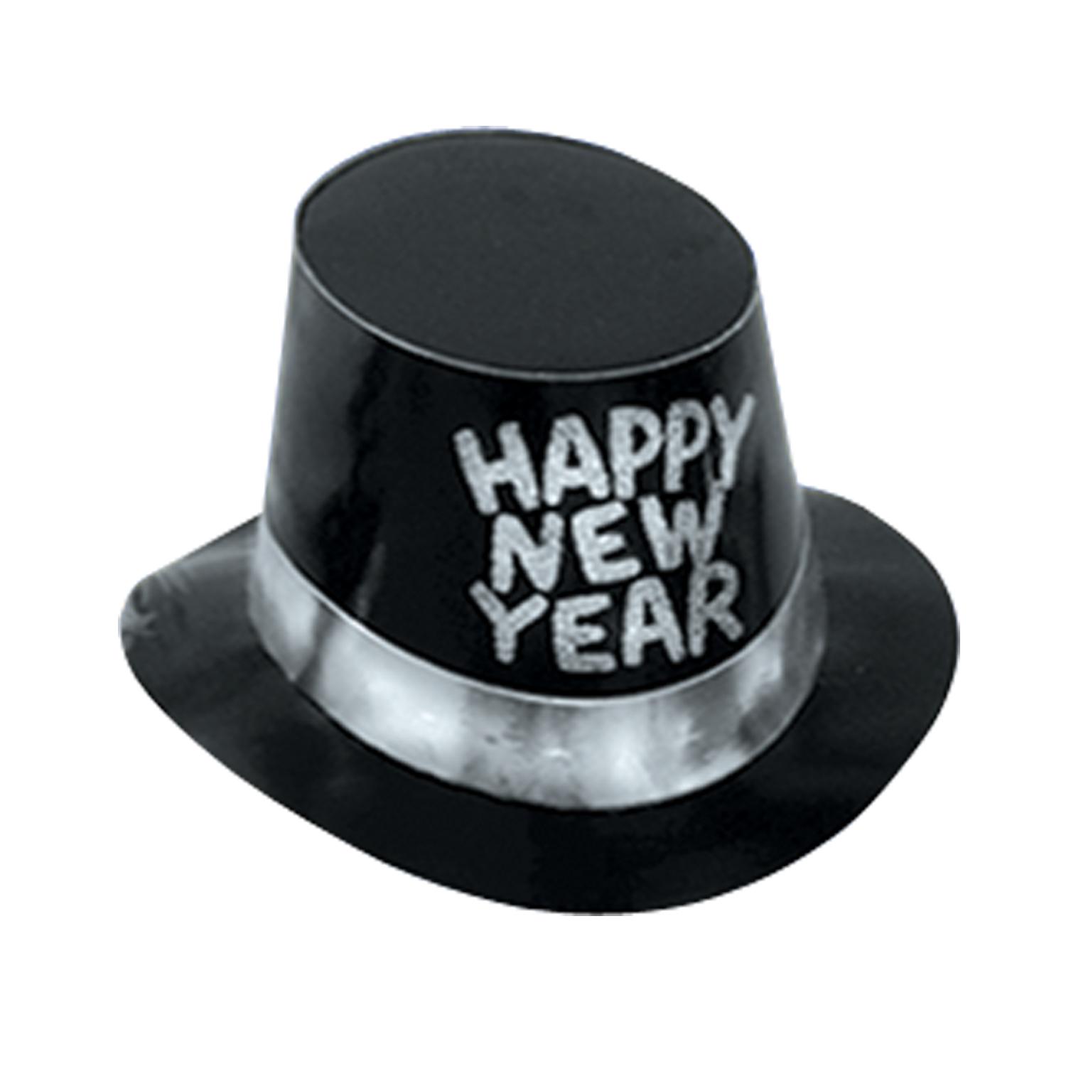 25 Wholesale Black HI-Hat Wglittered Hny image