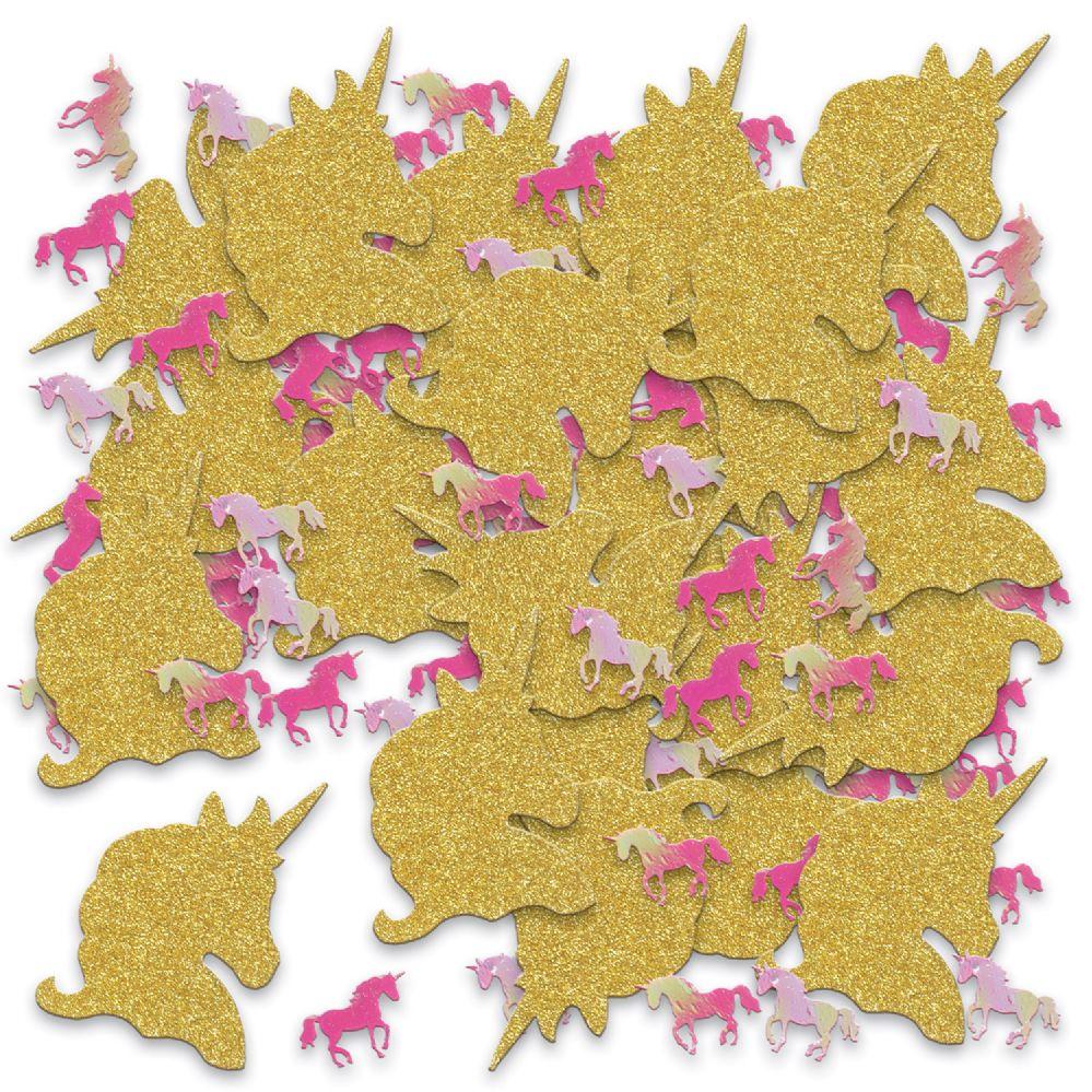 12 Wholesale Unicorn Deluxe Sparkle Confetti image