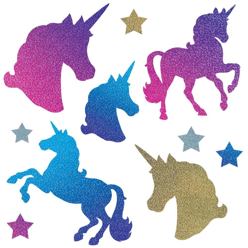 12 Wholesale Assorted Unicorn Cutouts image