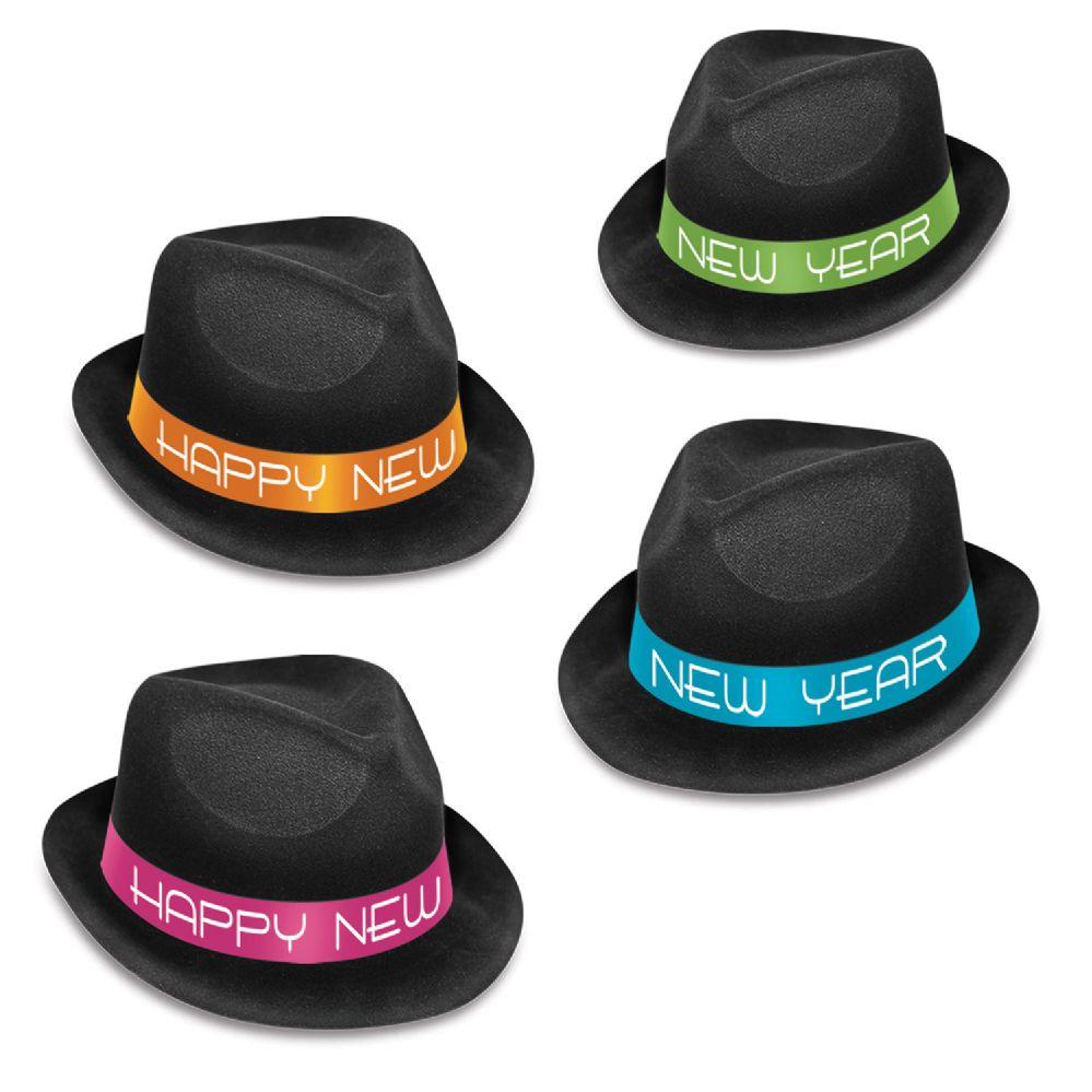 25 Wholesale Wholesale Neon Glow Chairman Hats image