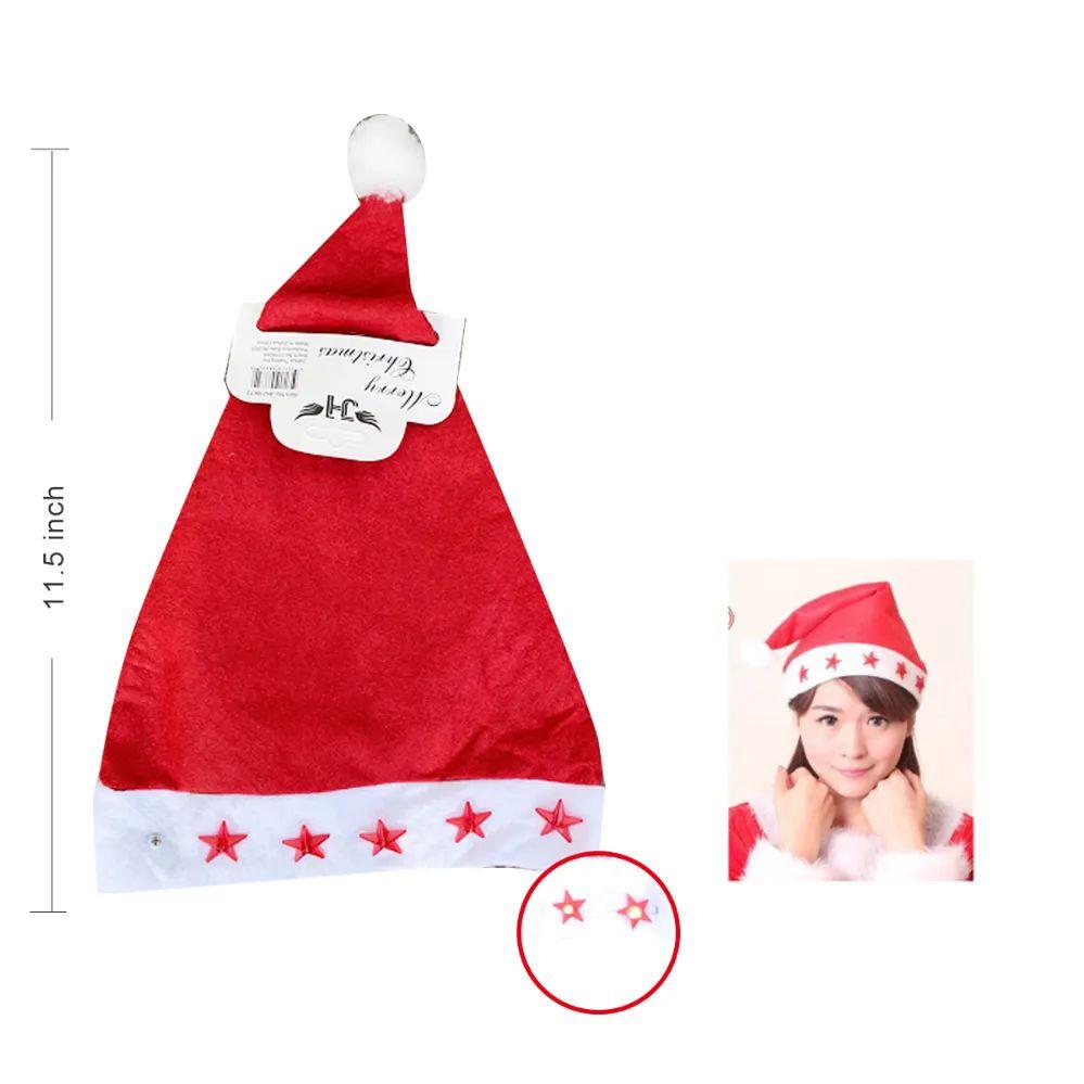 48 Wholesale Christmas Hat - Light Up 11.5-inch image