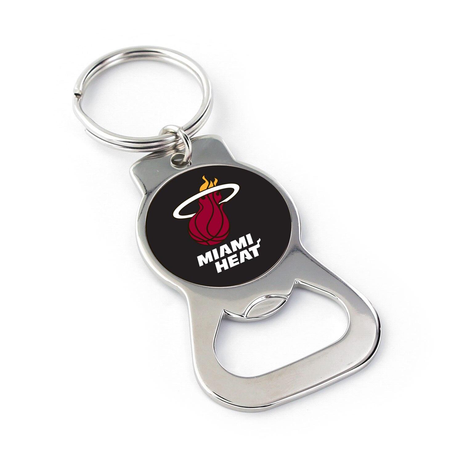 Miami Heat Bottle Opener Key Ring