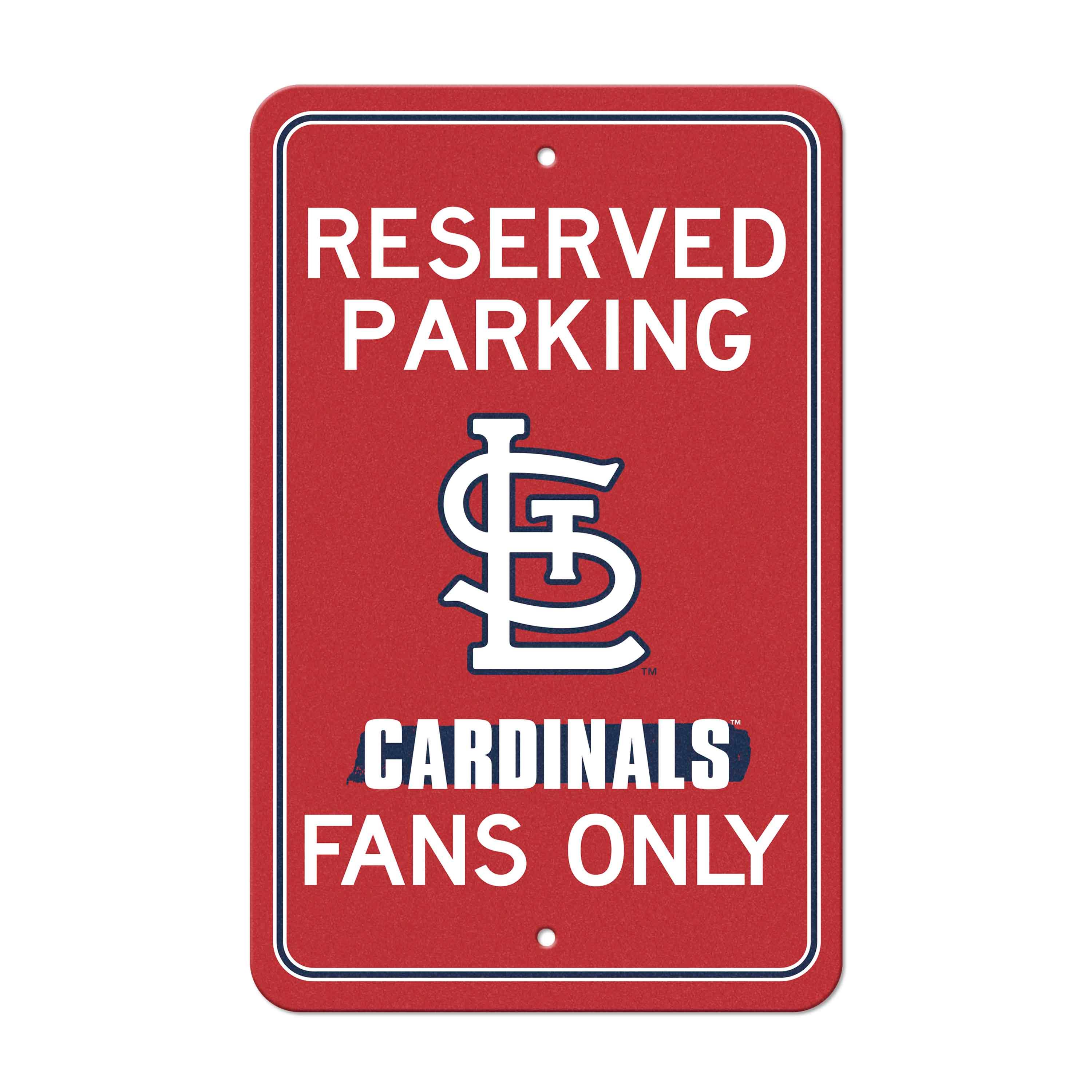 St. Louis Cardinals Reserved Parking Sign image