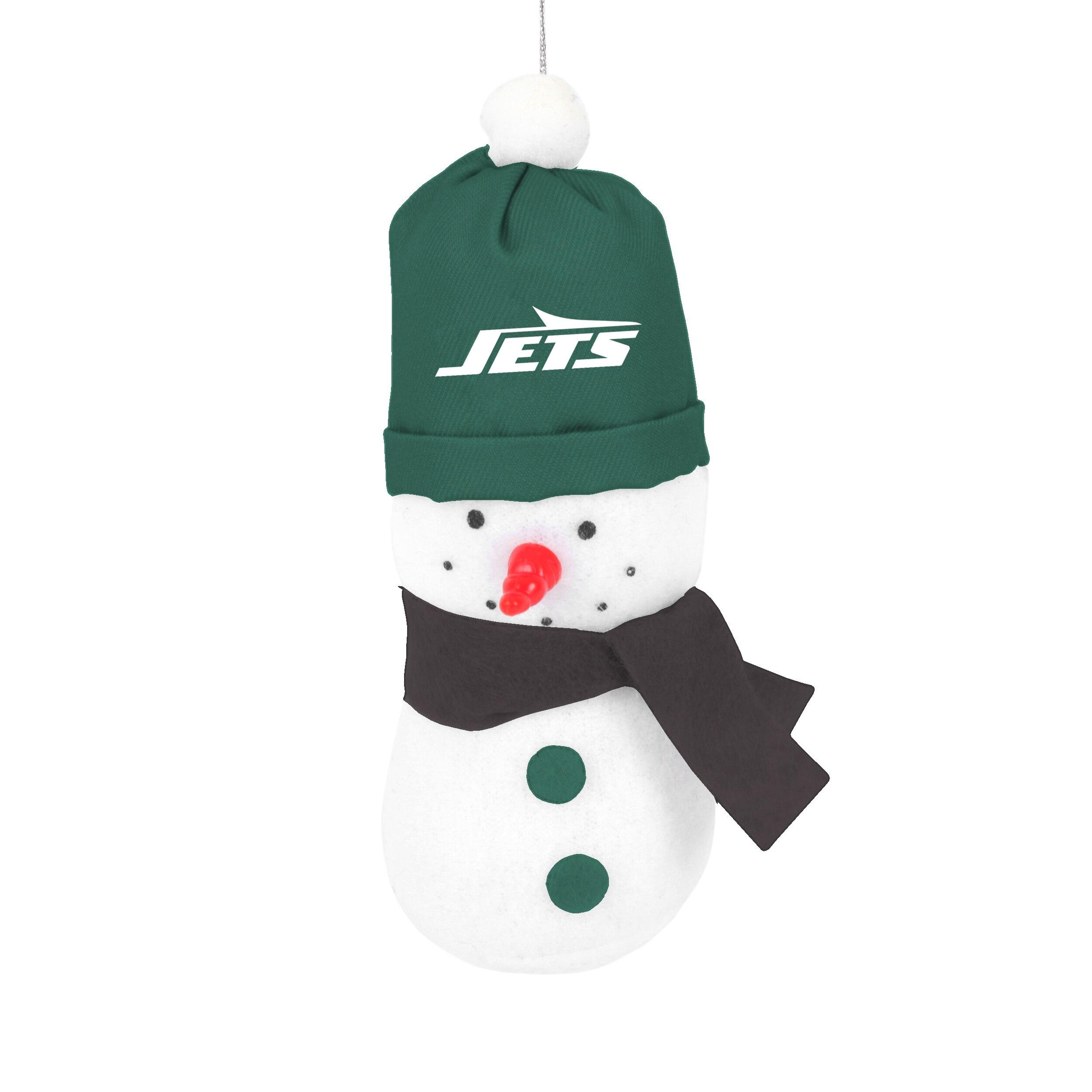New York Jets 3.5" Plush Snowman Ornament image