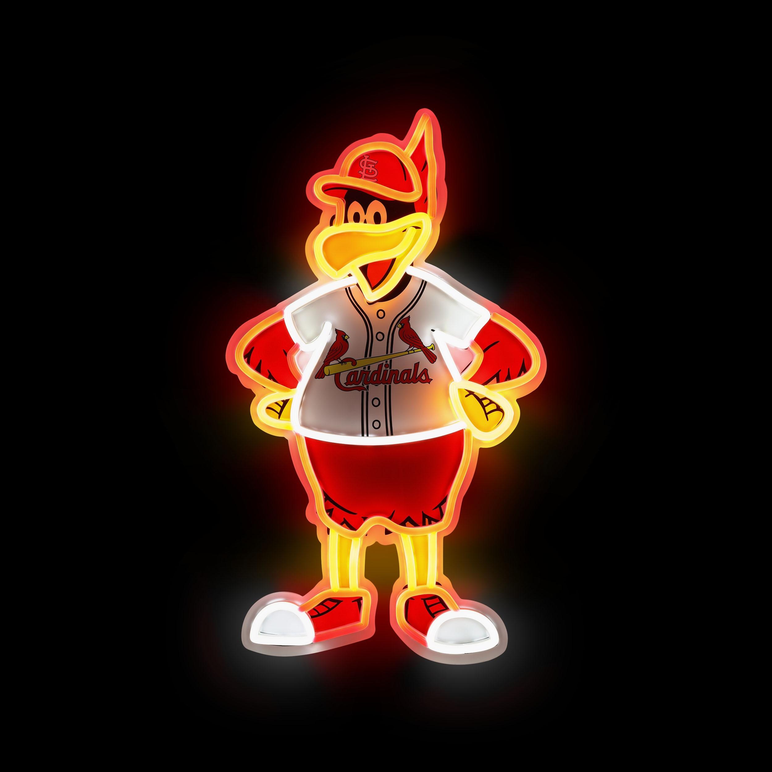 St. Louis Cardinals Neon Light Up Mascot Sign image
