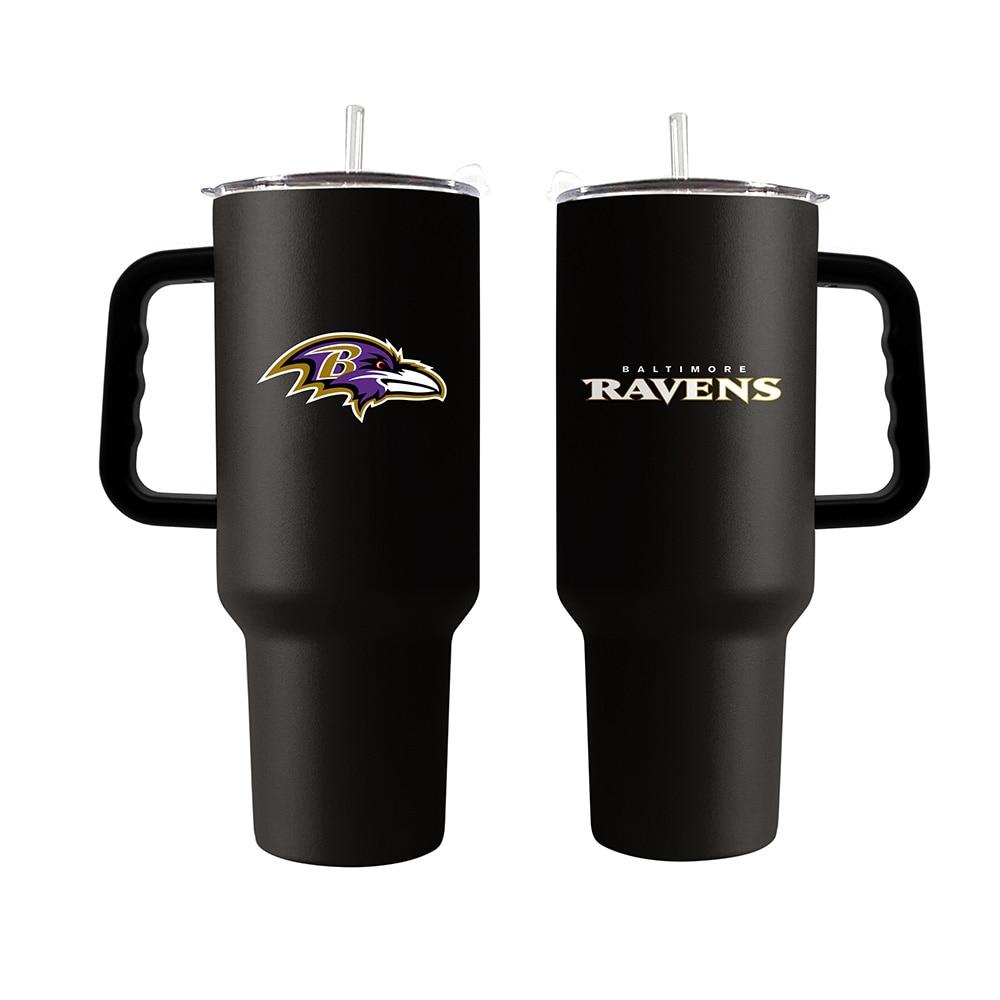 Baltimore Ravens 40oz. Powder Coat Travel Tumbler image