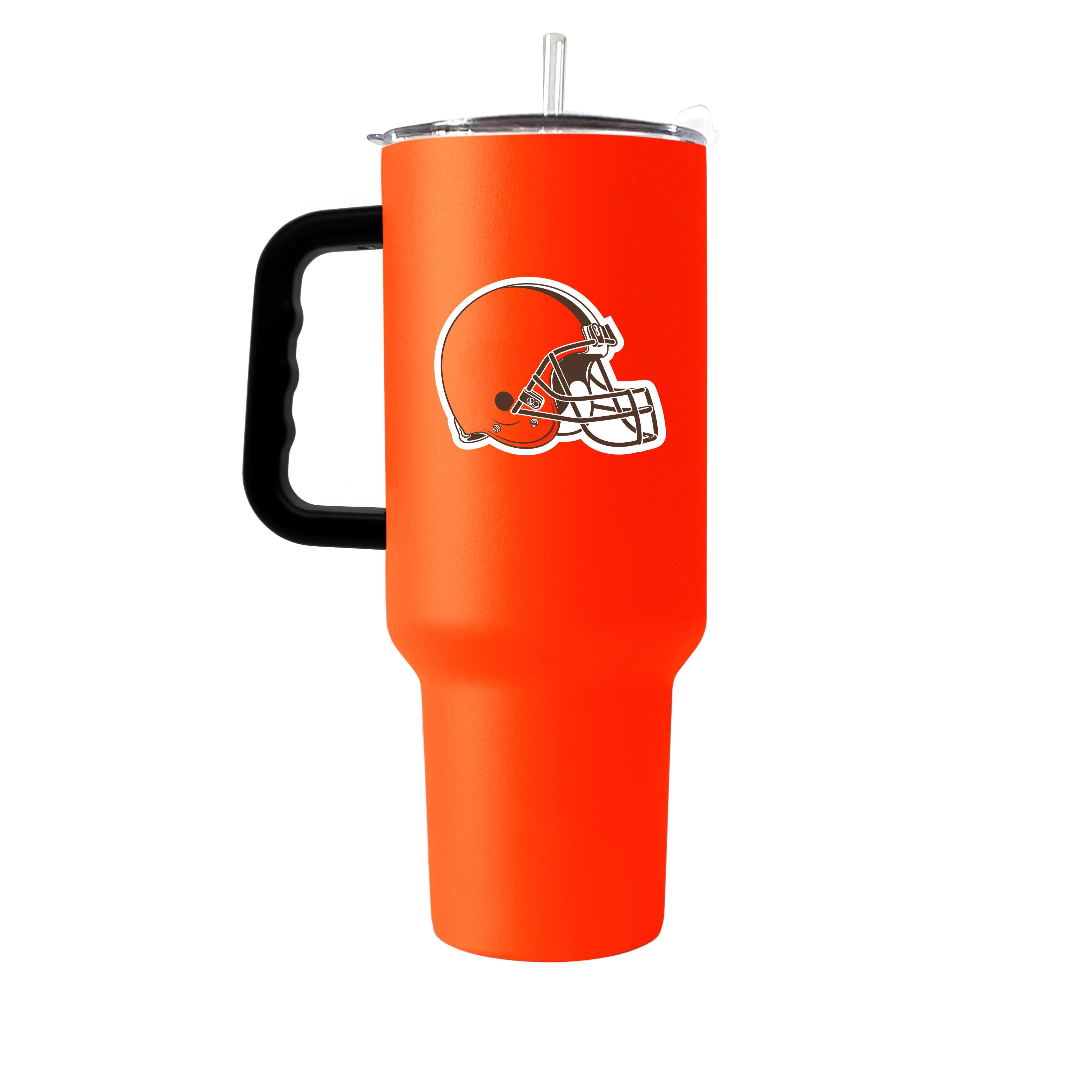 Cleveland Browns 40oz. Powder Coat Travel Tumbler image
