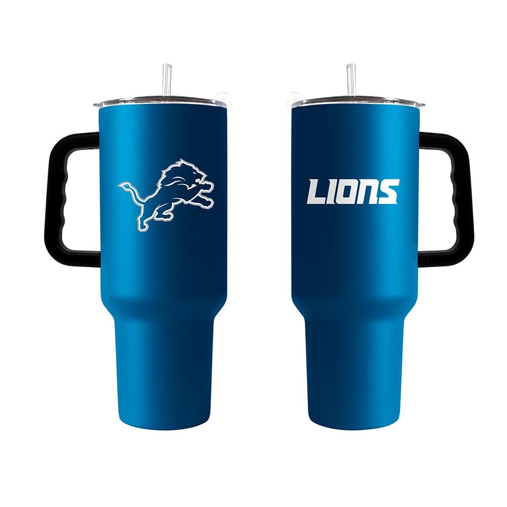 Detroit Lions 40oz. Powder Coat Travel Tumbler image
