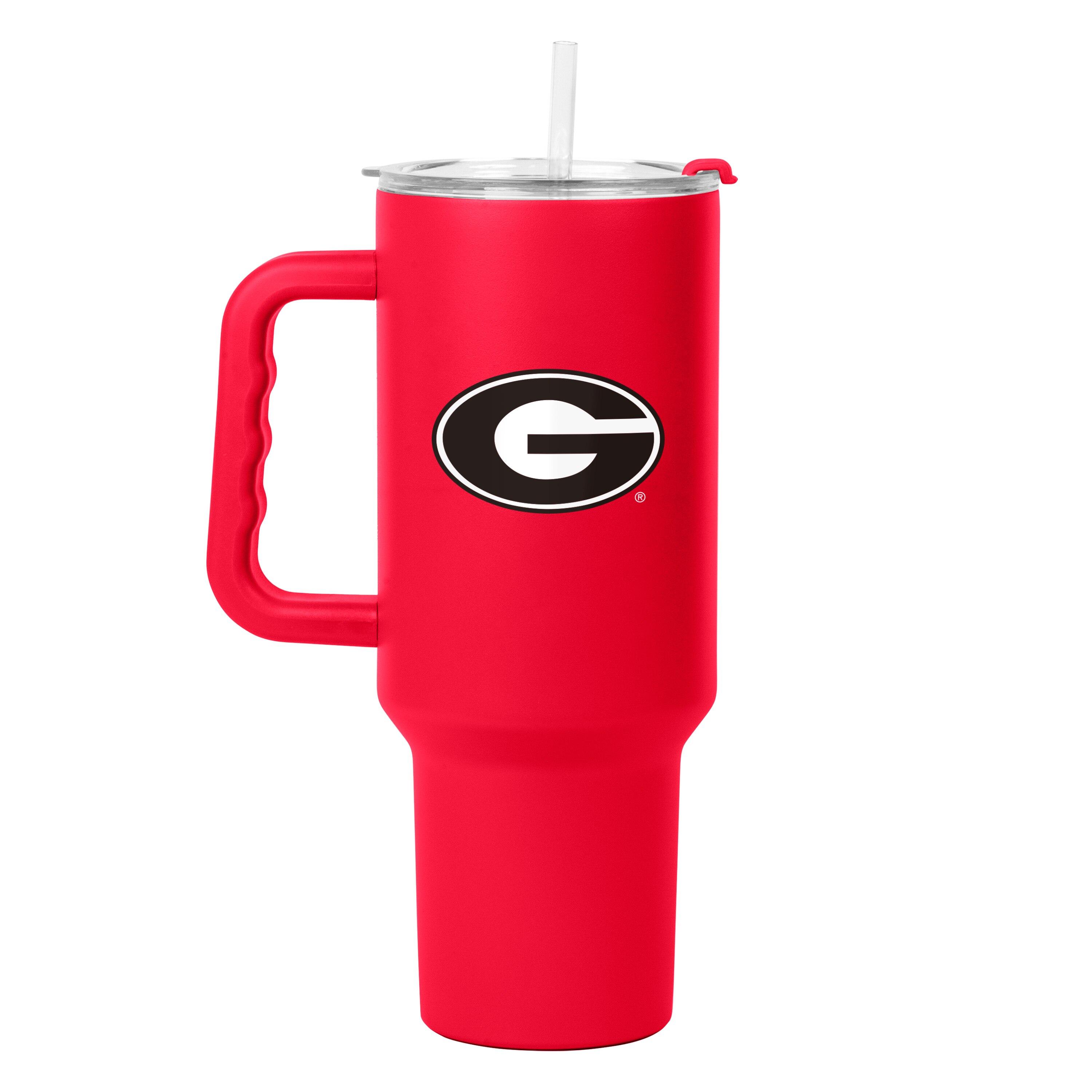 Georgia Bulldogs 40oz. Powder Coat Travel Tumbler image