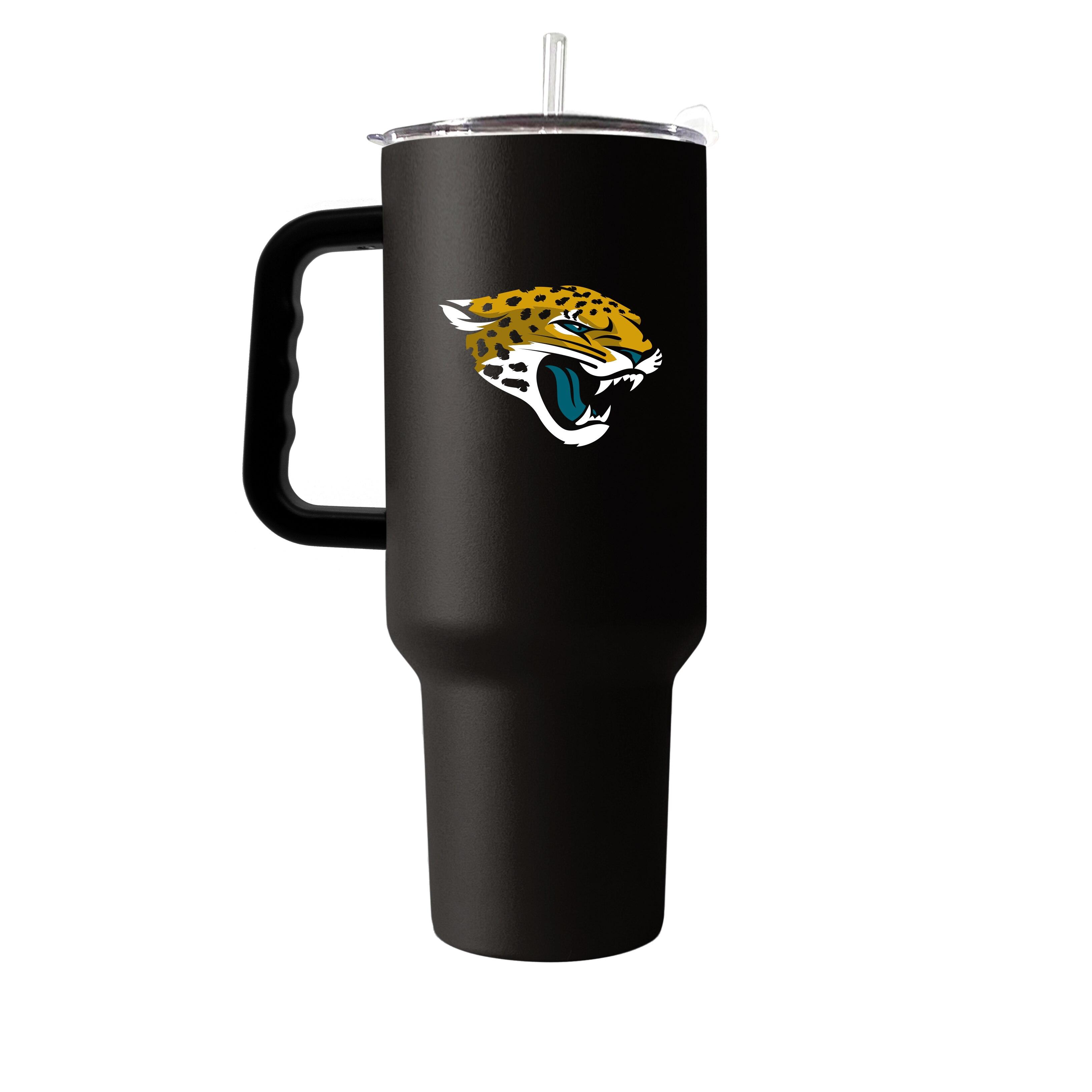 Jacksonville Jaguars 40oz. Powder Coat Travel Tumbler image