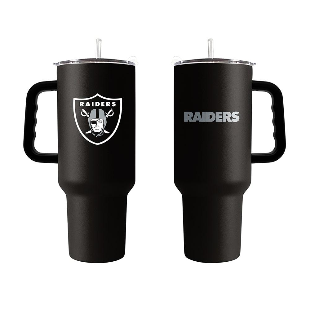 Las Vegas Raiders 40oz. Powder Coat Travel Tumbler image