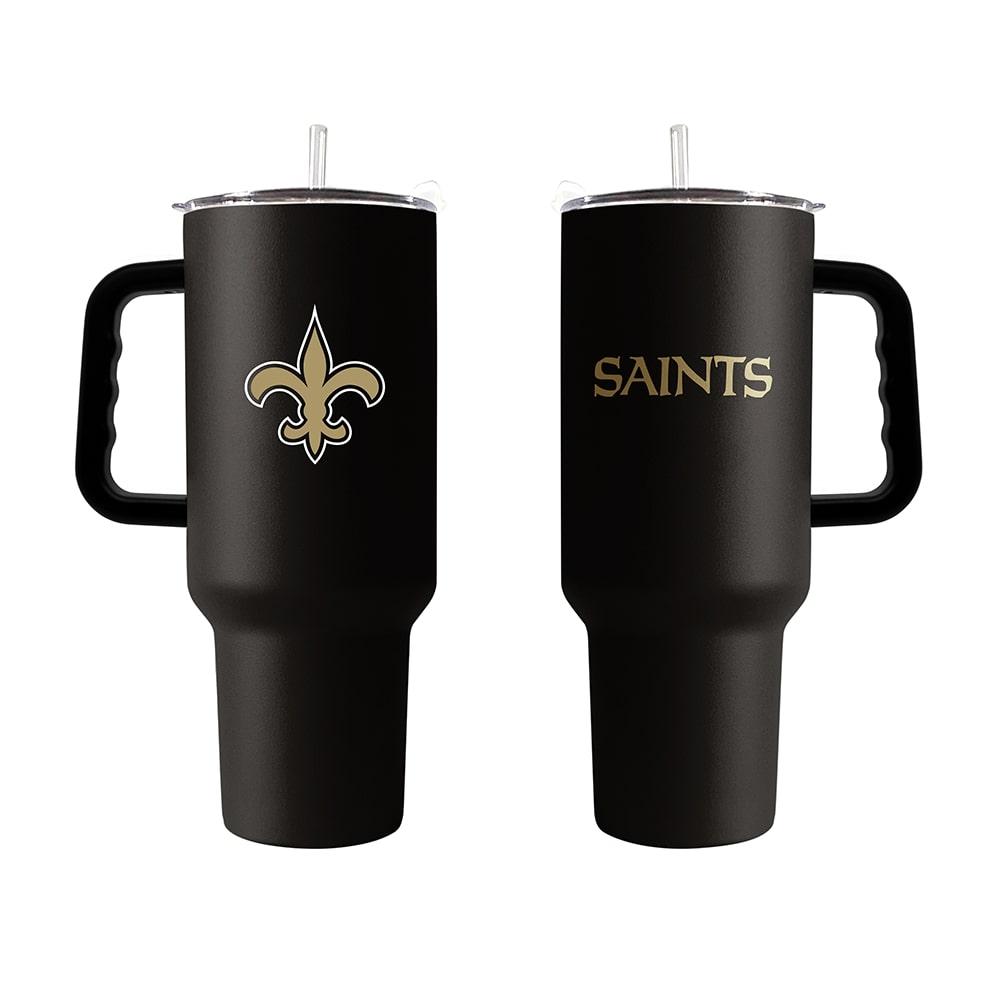 New Orleans Saints 40oz. Powder Coat Travel Tumbler image