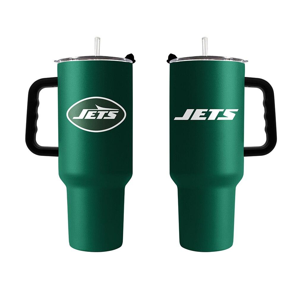 New York Jets 40oz. Powder Coat Travel Tumbler image