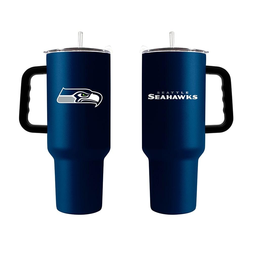 Seattle Seahawks 40oz. Powder Coat Travel Tumbler image