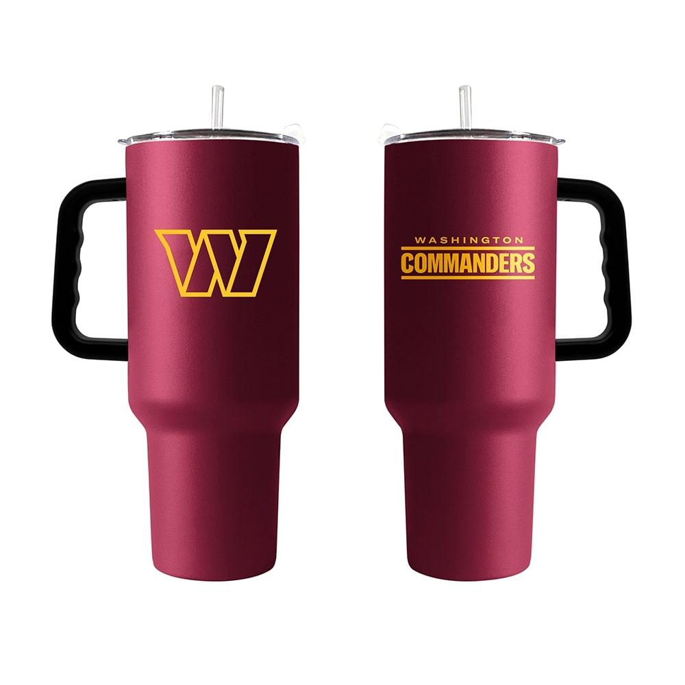 Washington Commanders 40oz. Powder Coat Travel Tumbler image