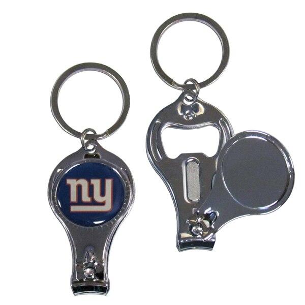 New York Giants Nail Clipper with Bottle Opener Key Chain image