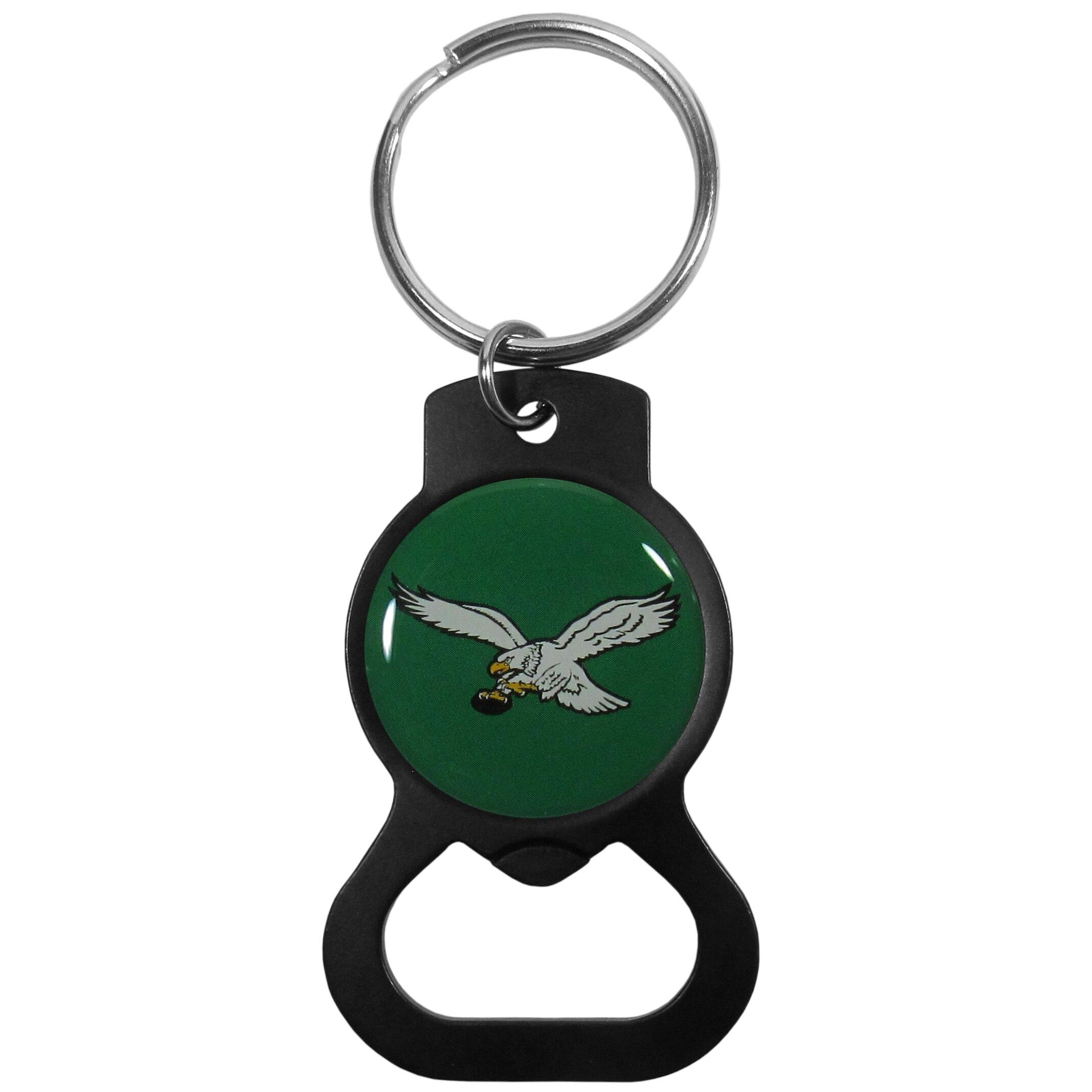 Retro Bottle Opener Key Chain - Black image