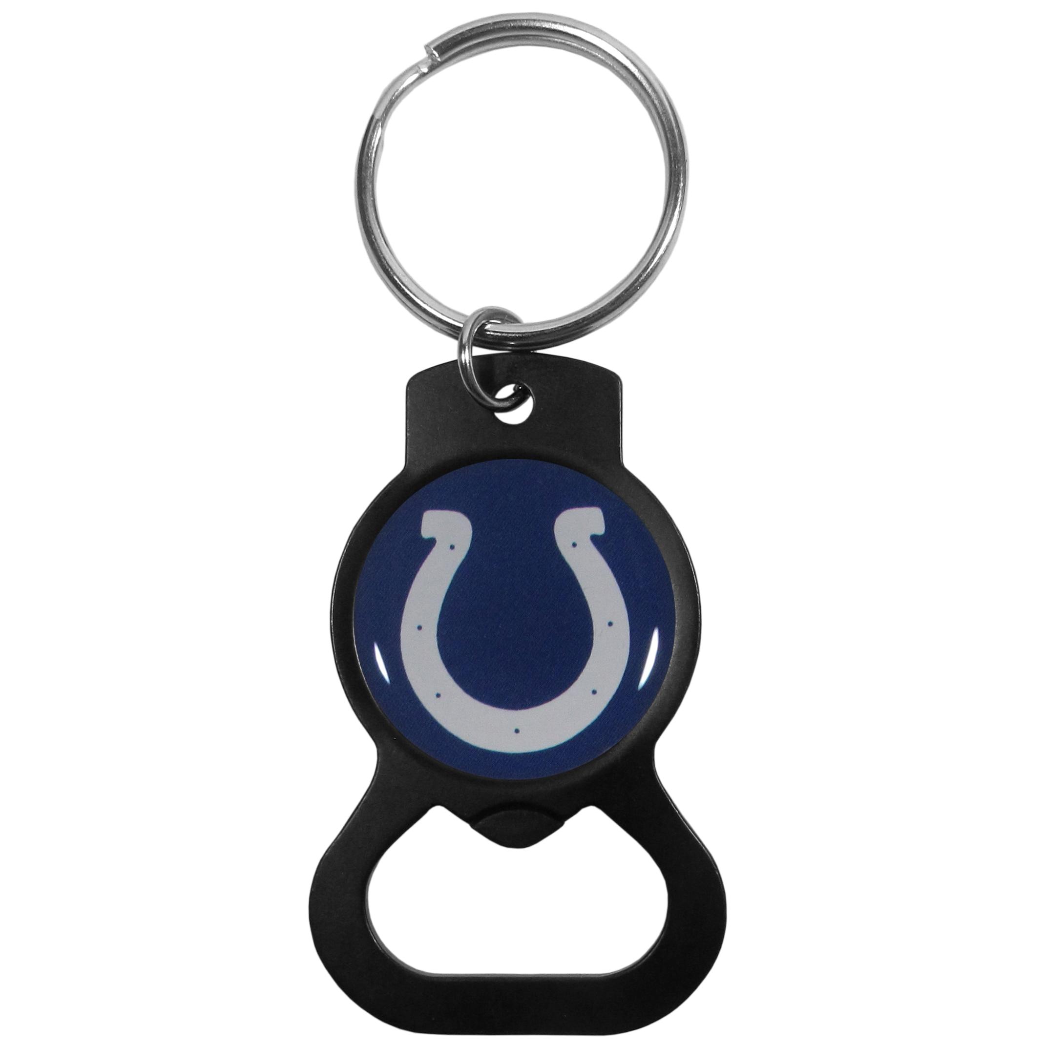 Indianapolis Colts Bottle Opener Key Chain - Black image