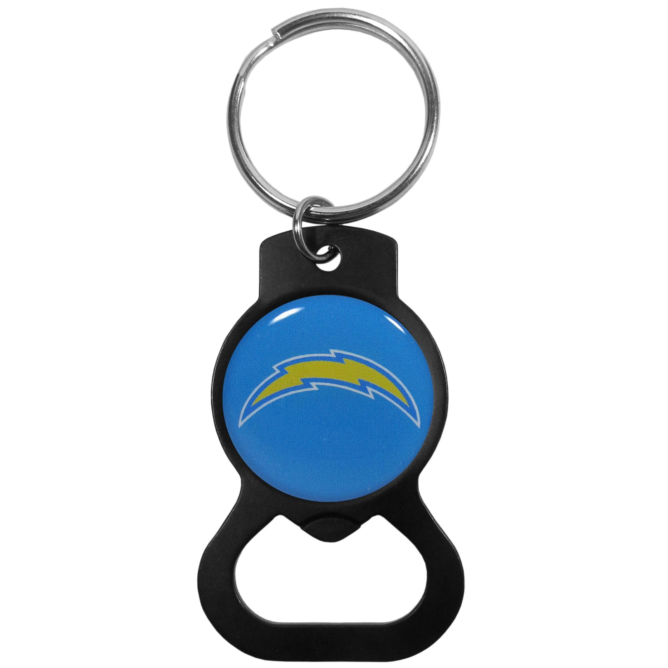 Los Angeles Chargers Bottle Opener Key Chain - Black image