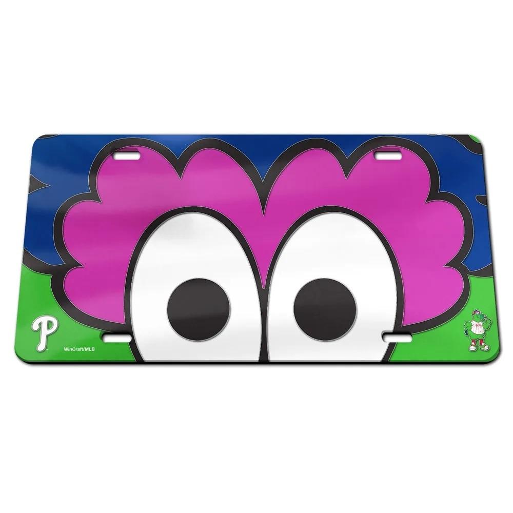 Phillie Phanatic Acrylic Mirrored License Plate image
