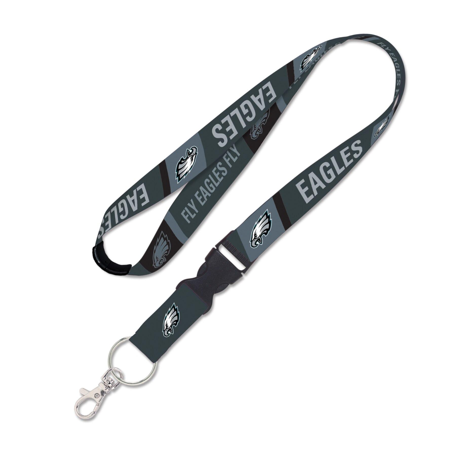 Philadelphia Eagles Slogan Lanyard - Charcoal