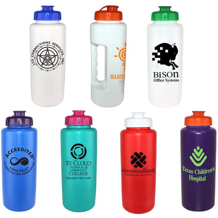 DA66132 32 oz. Grip Bottle with Flip Top Cap and Custom Imprint image
