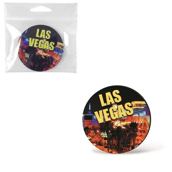 HX8130 2 Pack Neoprene Car Coaster Set With Full Color Custom Imprint